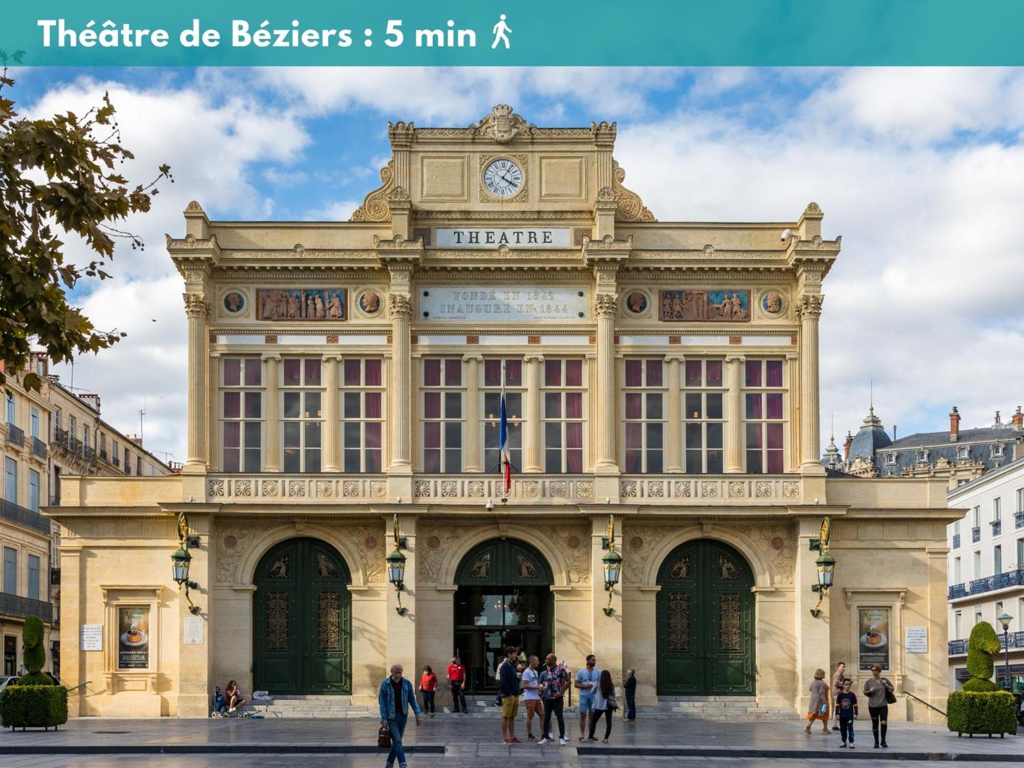 דירות Charmant Studio Climatise 'Alma 1' - Beziers Centre - Wifi Fibre - Netflix מראה חיצוני תמונה
